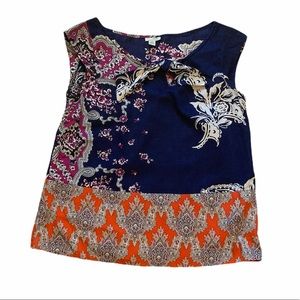 Boho Style Sleeveless Top Made by Odille Size 0